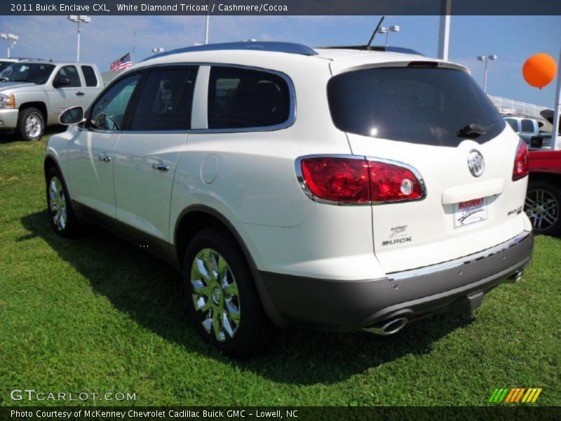 White Diamond Tricoat / Cashmere/Cocoa 2011 Buick Enclave CXL