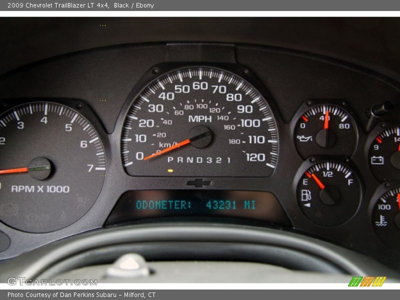 Black / Ebony 2009 Chevrolet TrailBlazer LT 4x4