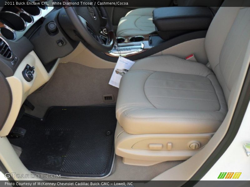 White Diamond Tricoat / Cashmere/Cocoa 2011 Buick Enclave CXL