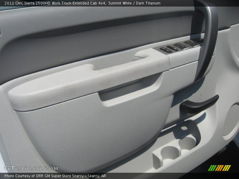 Summit White / Dark Titanium 2011 GMC Sierra 2500HD Work Truck Extended Cab 4x4