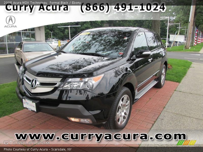 Formal Black / Ebony 2008 Acura MDX Technology