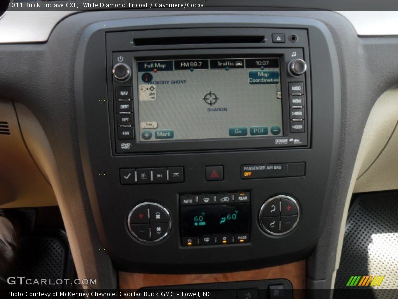 White Diamond Tricoat / Cashmere/Cocoa 2011 Buick Enclave CXL