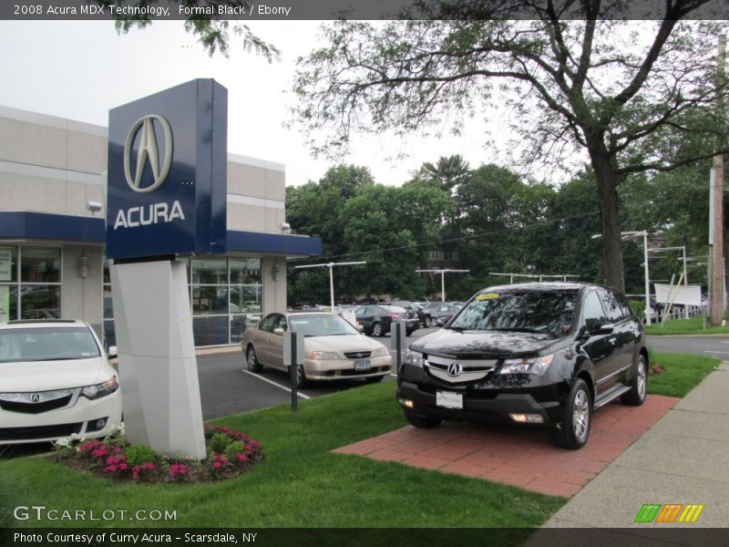 Formal Black / Ebony 2008 Acura MDX Technology