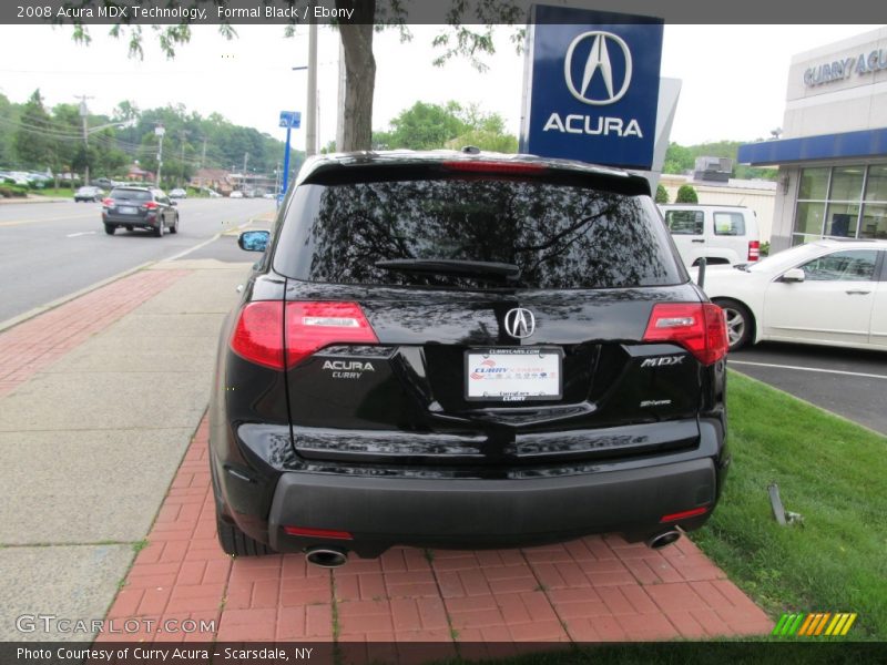 Formal Black / Ebony 2008 Acura MDX Technology