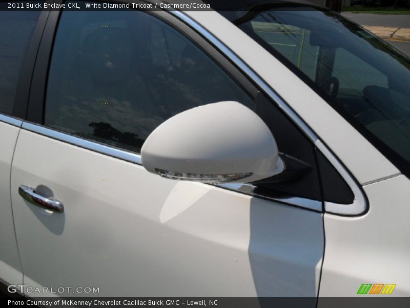 White Diamond Tricoat / Cashmere/Cocoa 2011 Buick Enclave CXL