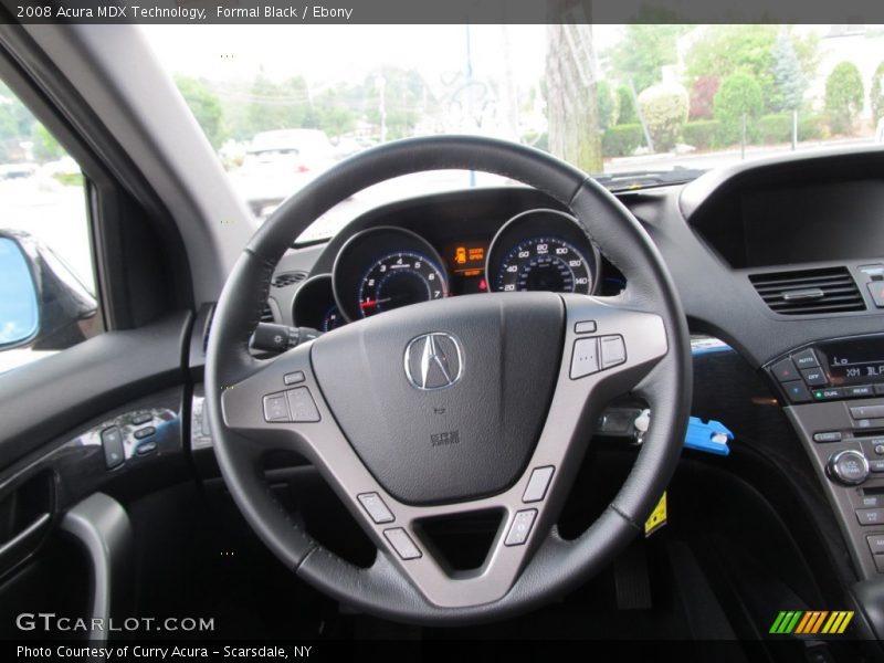 Formal Black / Ebony 2008 Acura MDX Technology