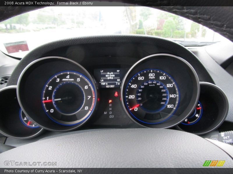 Formal Black / Ebony 2008 Acura MDX Technology