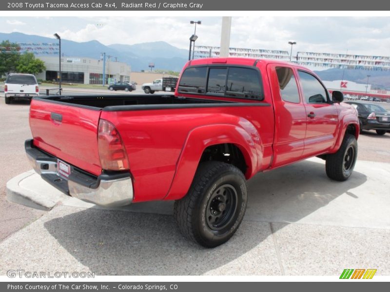 Radiant Red / Graphite Gray 2008 Toyota Tacoma Access Cab 4x4