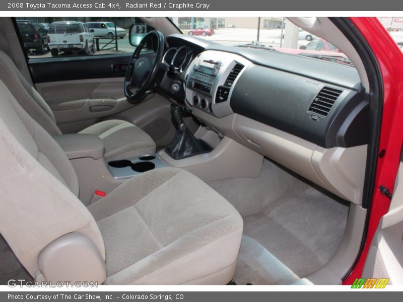 Radiant Red / Graphite Gray 2008 Toyota Tacoma Access Cab 4x4