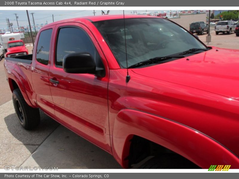 Radiant Red / Graphite Gray 2008 Toyota Tacoma Access Cab 4x4