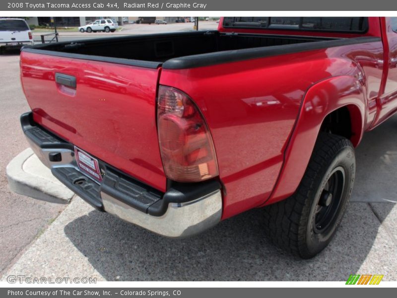 Radiant Red / Graphite Gray 2008 Toyota Tacoma Access Cab 4x4