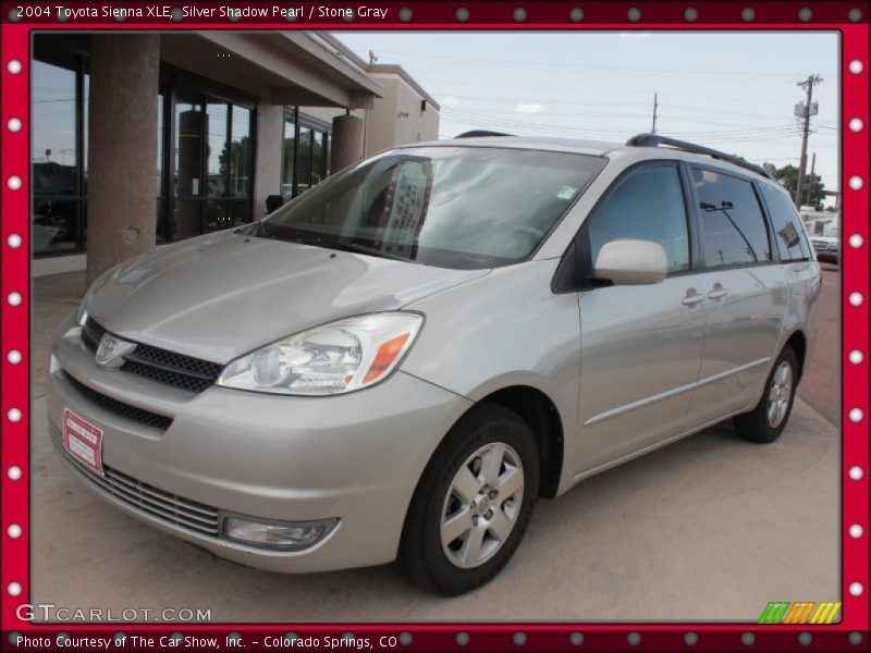 Silver Shadow Pearl / Stone Gray 2004 Toyota Sienna XLE