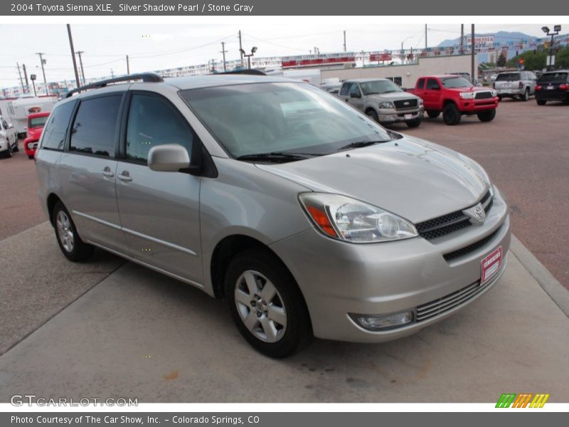 Silver Shadow Pearl / Stone Gray 2004 Toyota Sienna XLE