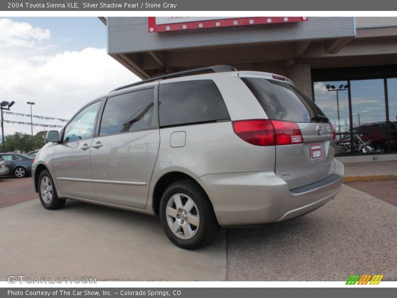Silver Shadow Pearl / Stone Gray 2004 Toyota Sienna XLE
