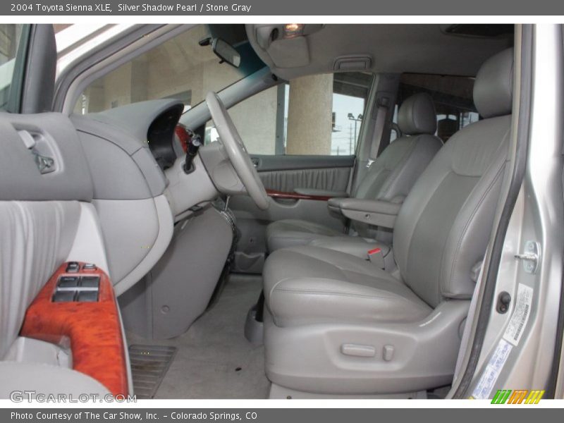 Silver Shadow Pearl / Stone Gray 2004 Toyota Sienna XLE