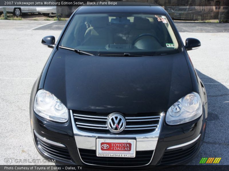 Black / Pure Beige 2007 Volkswagen Jetta Wolfsburg Edition Sedan
