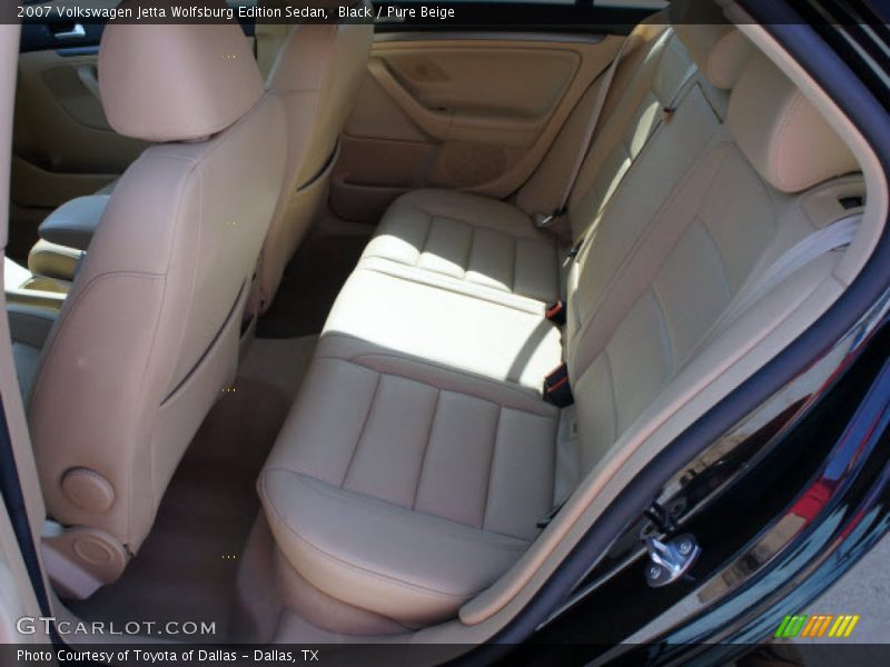 Black / Pure Beige 2007 Volkswagen Jetta Wolfsburg Edition Sedan