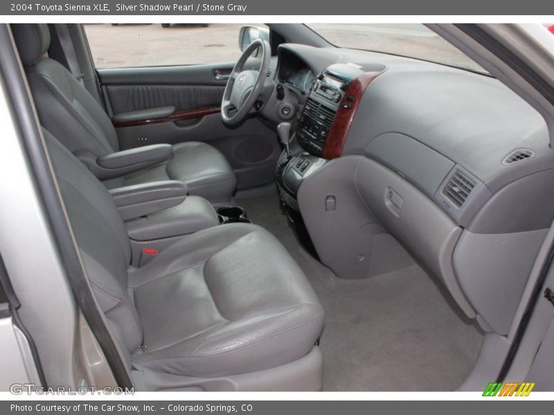 Silver Shadow Pearl / Stone Gray 2004 Toyota Sienna XLE