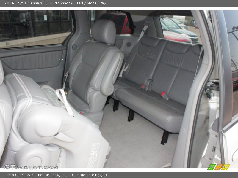 Silver Shadow Pearl / Stone Gray 2004 Toyota Sienna XLE