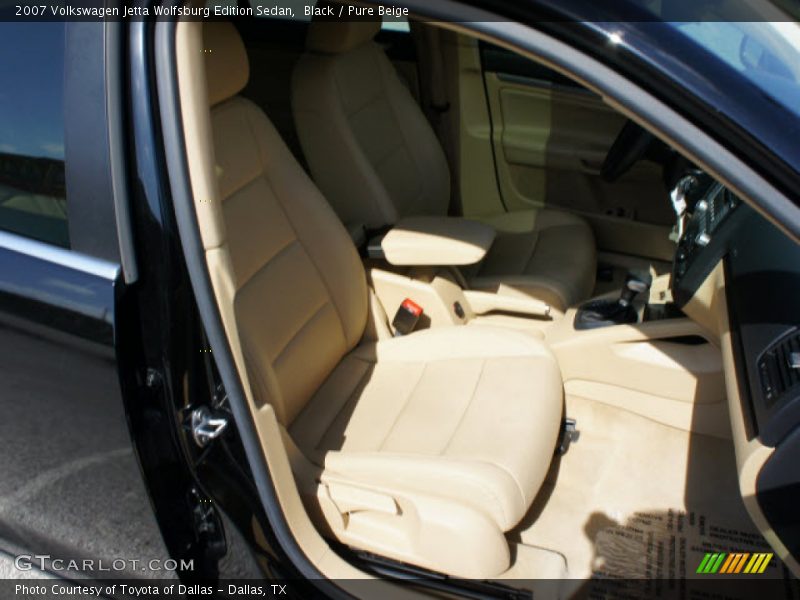 Black / Pure Beige 2007 Volkswagen Jetta Wolfsburg Edition Sedan