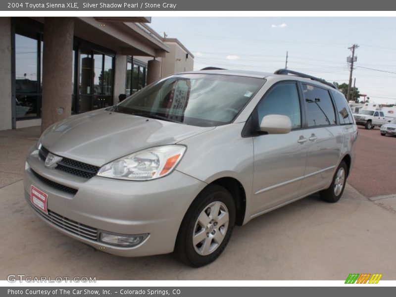 Silver Shadow Pearl / Stone Gray 2004 Toyota Sienna XLE