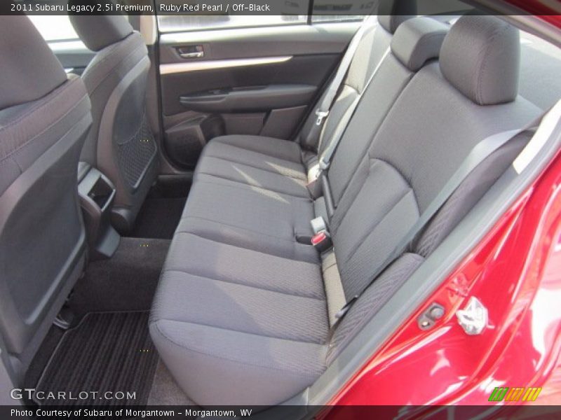  2011 Legacy 2.5i Premium Off-Black Interior