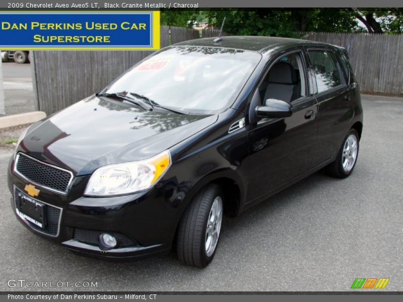 Black Granite Metallic / Charcoal 2009 Chevrolet Aveo Aveo5 LT