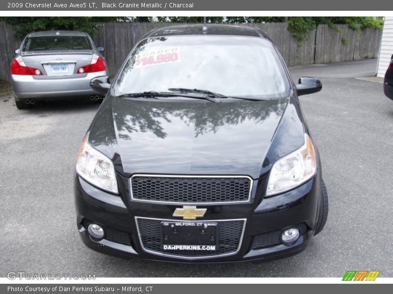 Black Granite Metallic / Charcoal 2009 Chevrolet Aveo Aveo5 LT