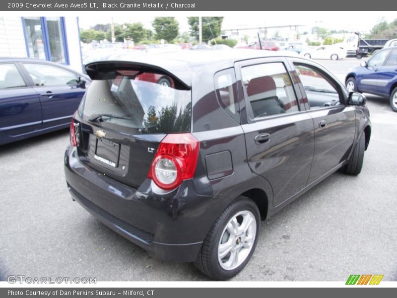 Black Granite Metallic / Charcoal 2009 Chevrolet Aveo Aveo5 LT