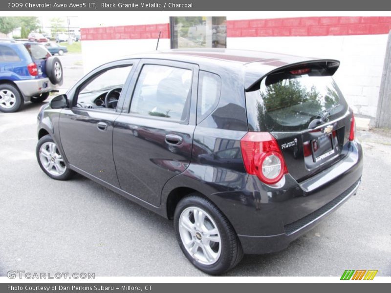 Black Granite Metallic / Charcoal 2009 Chevrolet Aveo Aveo5 LT
