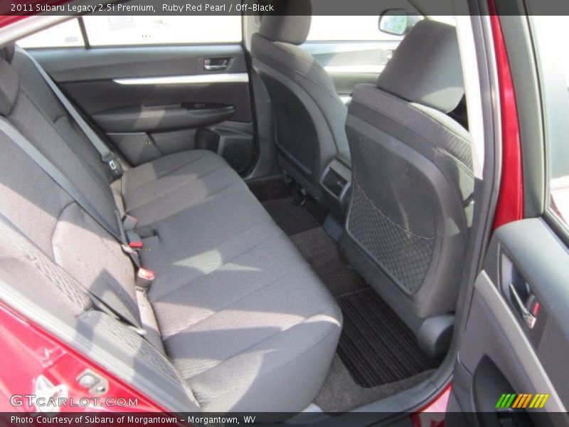 Ruby Red Pearl / Off-Black 2011 Subaru Legacy 2.5i Premium