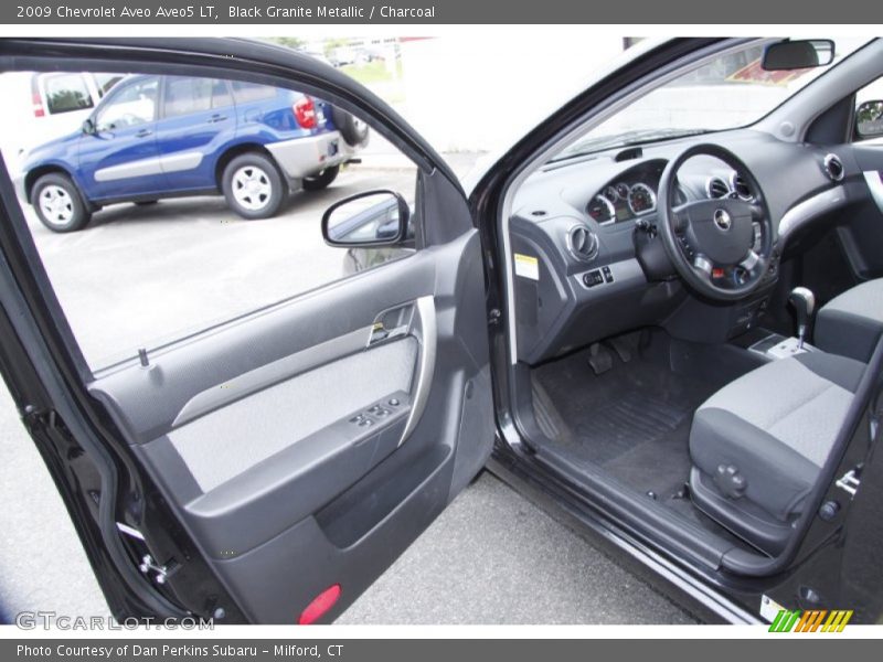 Black Granite Metallic / Charcoal 2009 Chevrolet Aveo Aveo5 LT