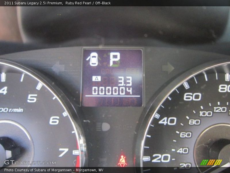Ruby Red Pearl / Off-Black 2011 Subaru Legacy 2.5i Premium