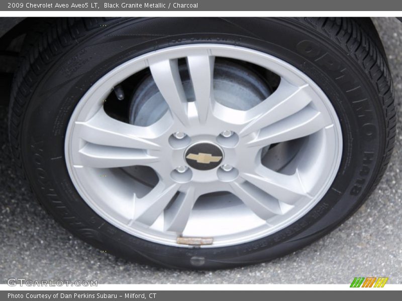 Black Granite Metallic / Charcoal 2009 Chevrolet Aveo Aveo5 LT
