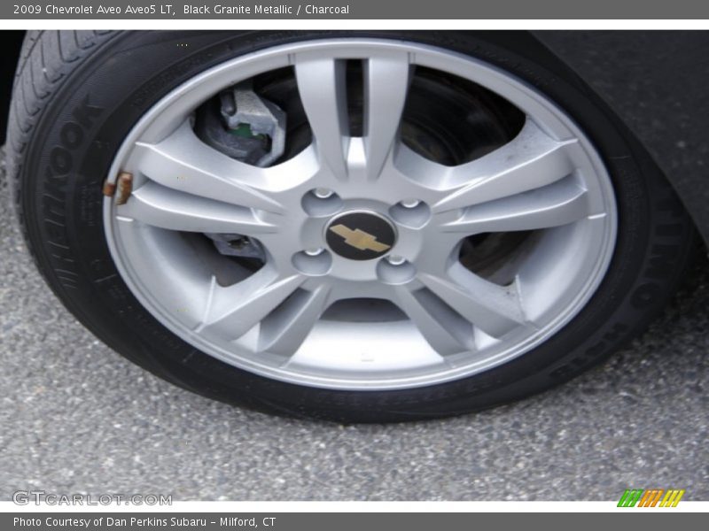 Black Granite Metallic / Charcoal 2009 Chevrolet Aveo Aveo5 LT