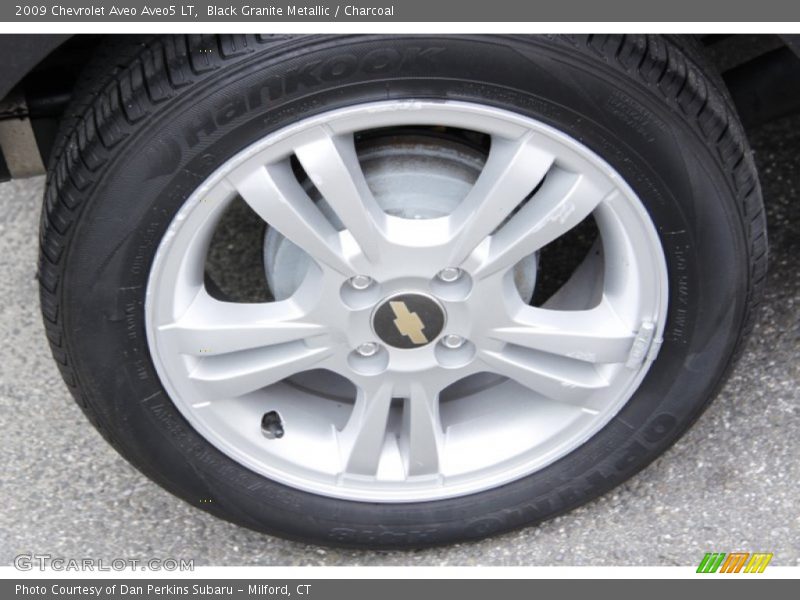 Black Granite Metallic / Charcoal 2009 Chevrolet Aveo Aveo5 LT