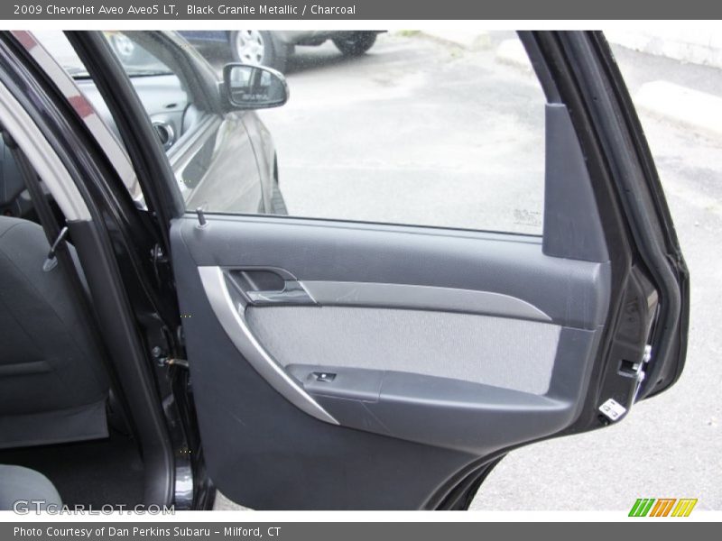 Black Granite Metallic / Charcoal 2009 Chevrolet Aveo Aveo5 LT