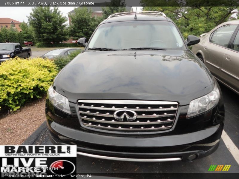 Black Obsidian / Graphite 2006 Infiniti FX 35 AWD