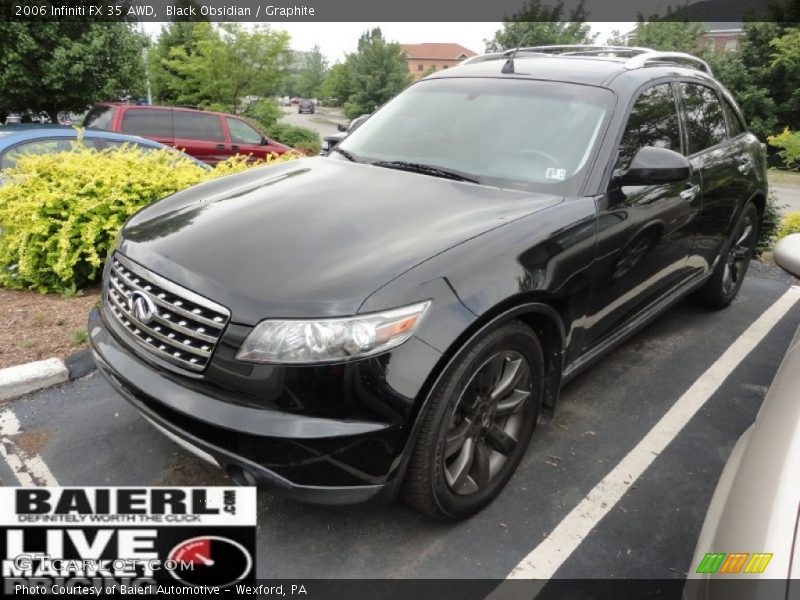 Black Obsidian / Graphite 2006 Infiniti FX 35 AWD