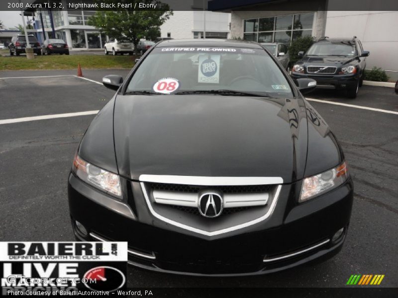 Nighthawk Black Pearl / Ebony 2008 Acura TL 3.2