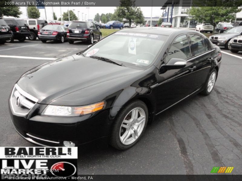 Nighthawk Black Pearl / Ebony 2008 Acura TL 3.2