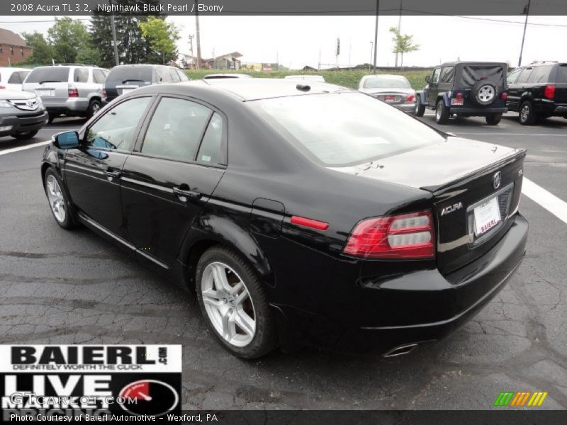 Nighthawk Black Pearl / Ebony 2008 Acura TL 3.2