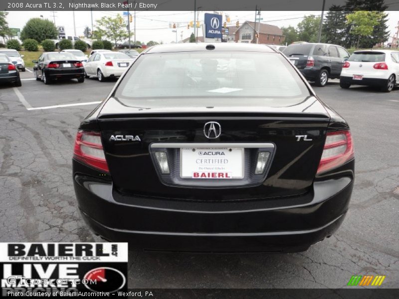 Nighthawk Black Pearl / Ebony 2008 Acura TL 3.2