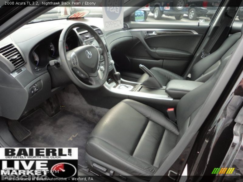Nighthawk Black Pearl / Ebony 2008 Acura TL 3.2