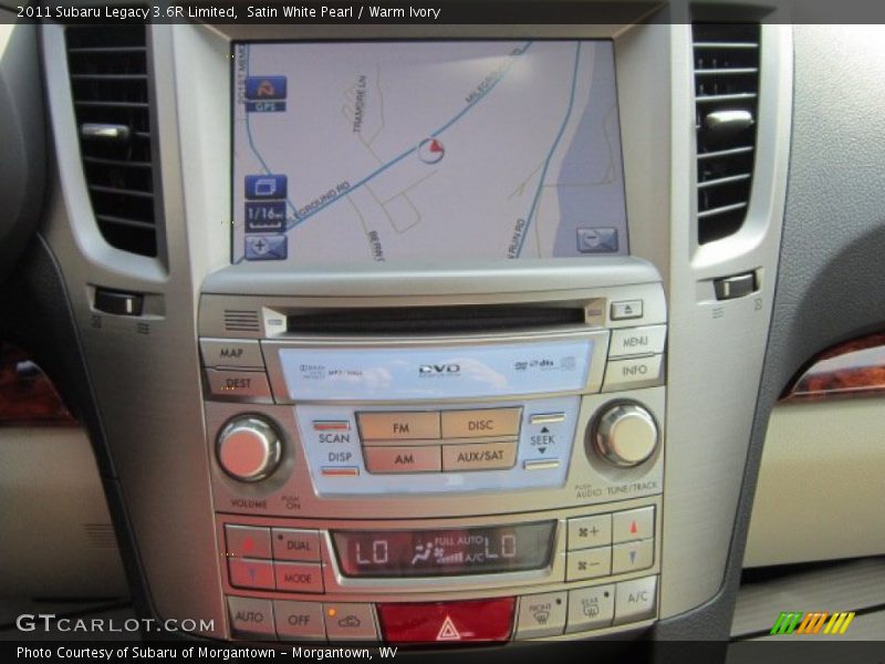 Controls of 2011 Legacy 3.6R Limited