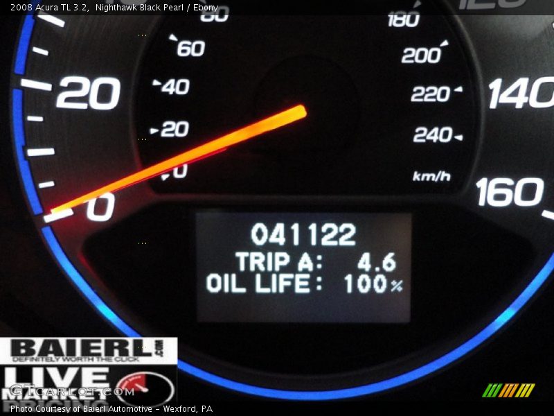 Nighthawk Black Pearl / Ebony 2008 Acura TL 3.2