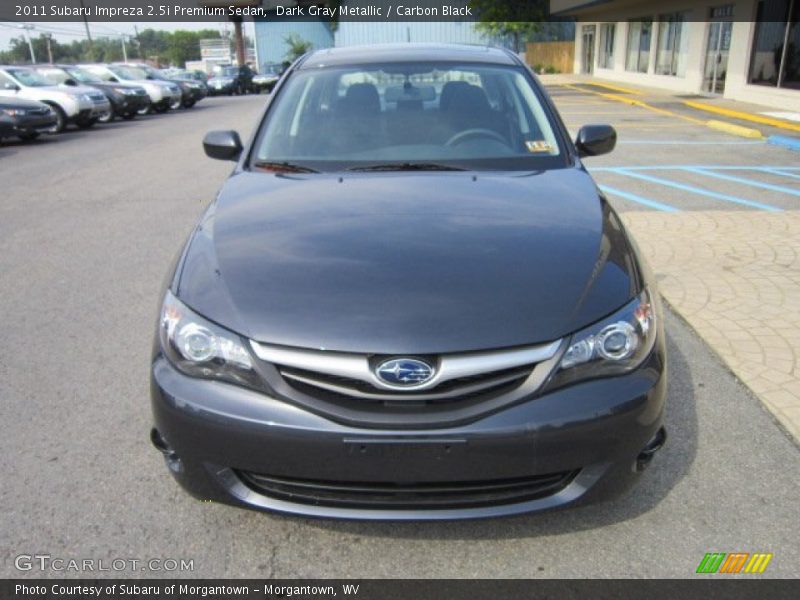 Dark Gray Metallic / Carbon Black 2011 Subaru Impreza 2.5i Premium Sedan