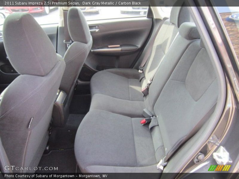  2011 Impreza 2.5i Premium Sedan Carbon Black Interior