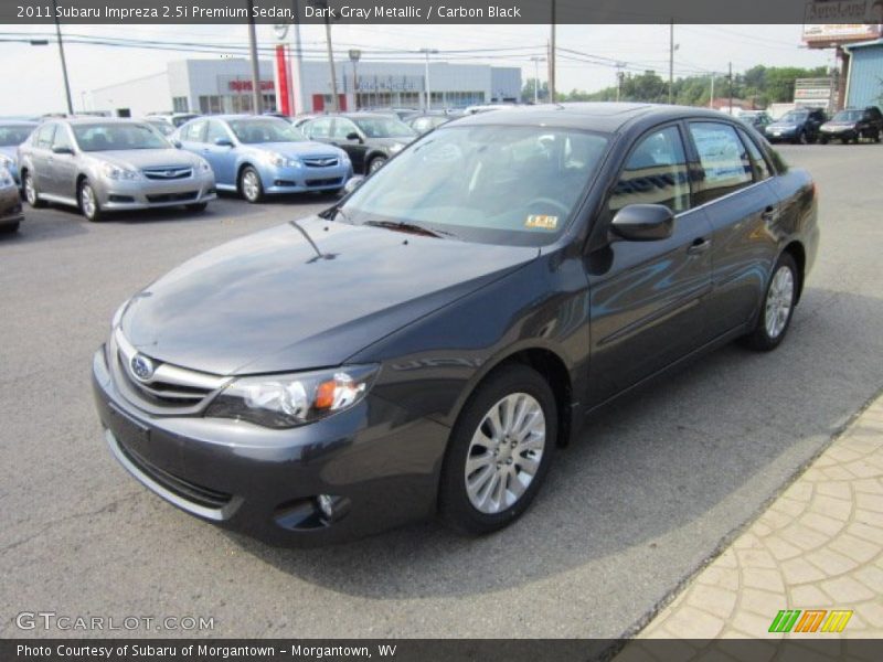 Dark Gray Metallic / Carbon Black 2011 Subaru Impreza 2.5i Premium Sedan