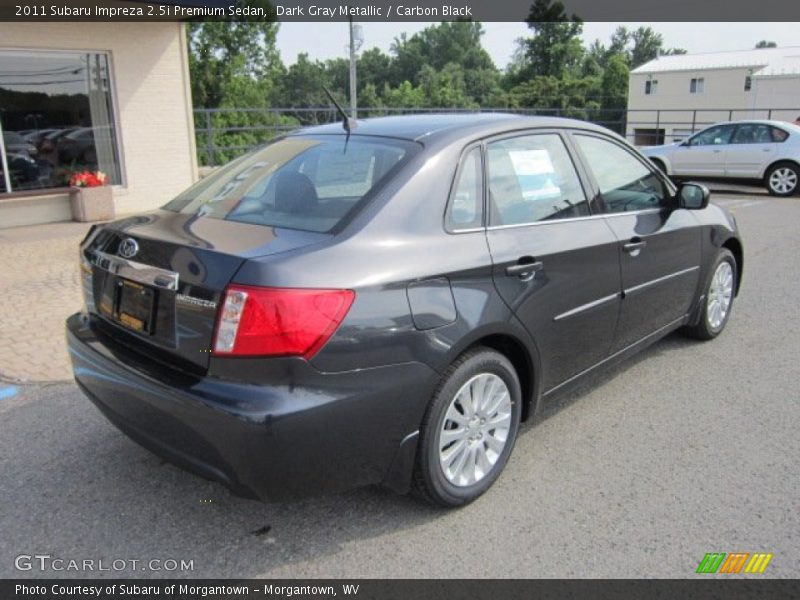 Dark Gray Metallic / Carbon Black 2011 Subaru Impreza 2.5i Premium Sedan